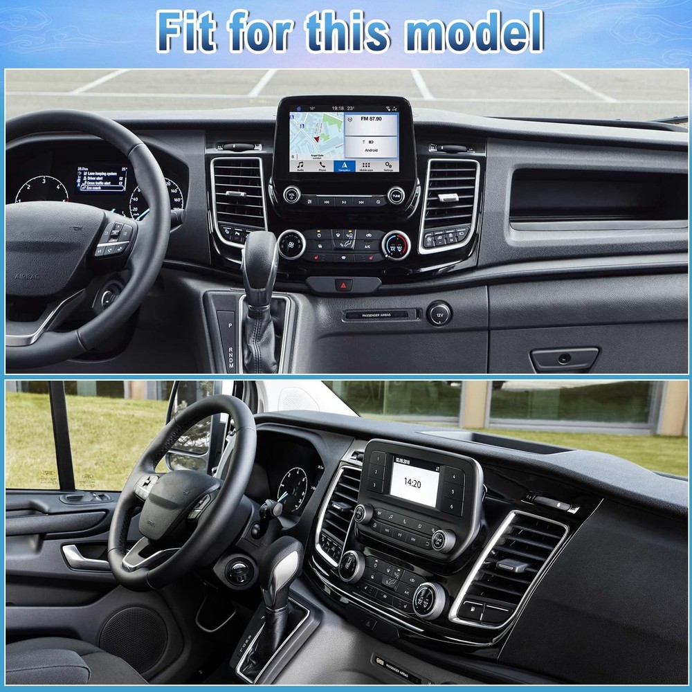 Double Din Car Stereo 2G+64G 10" Touchscreen Transit Custom Carplay Android Auto