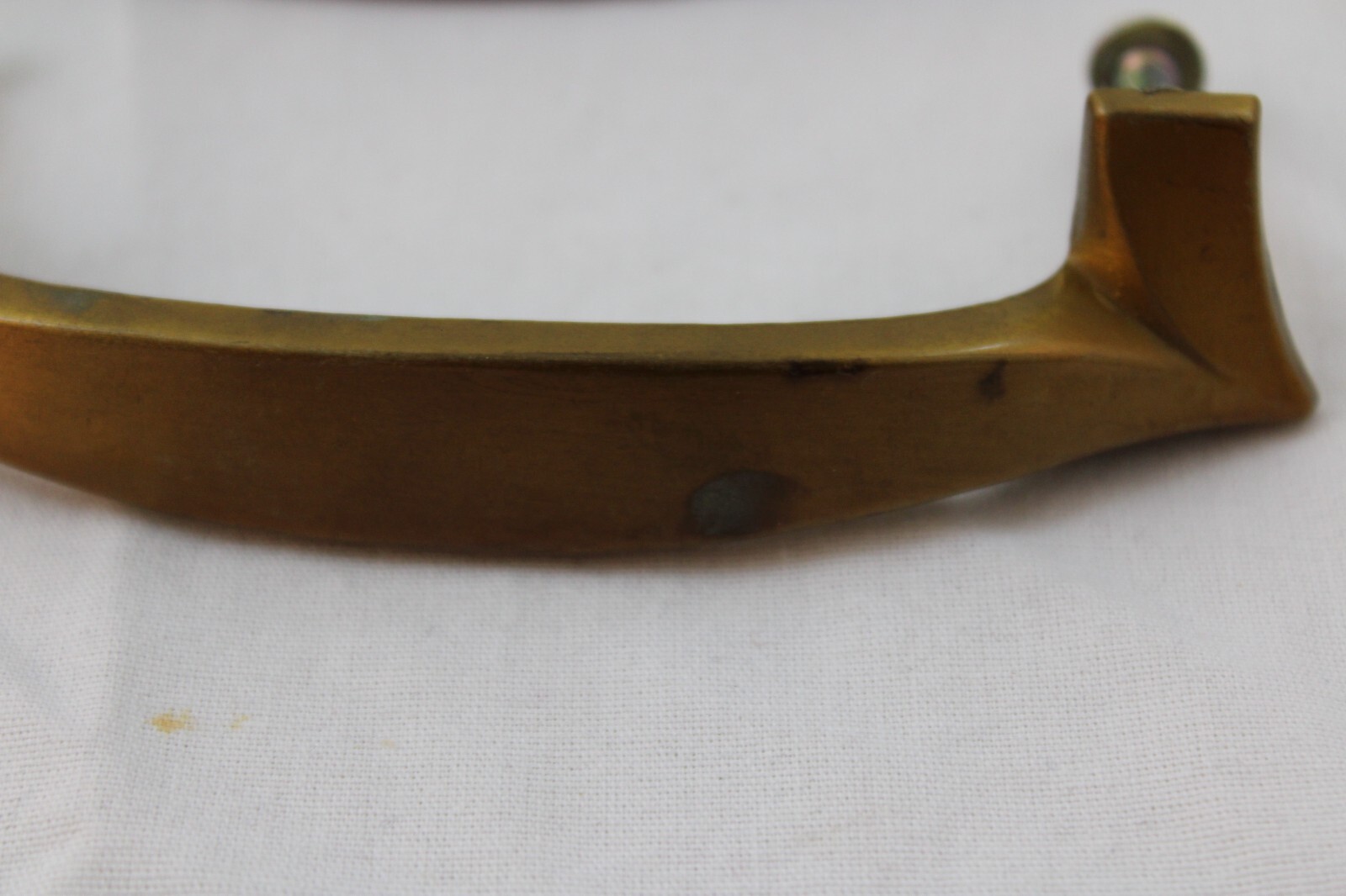 5 Vintage Keeler Brass Co Drawer Pulls Cabinet Handles MCM 7641 (4) & 7642 (1)