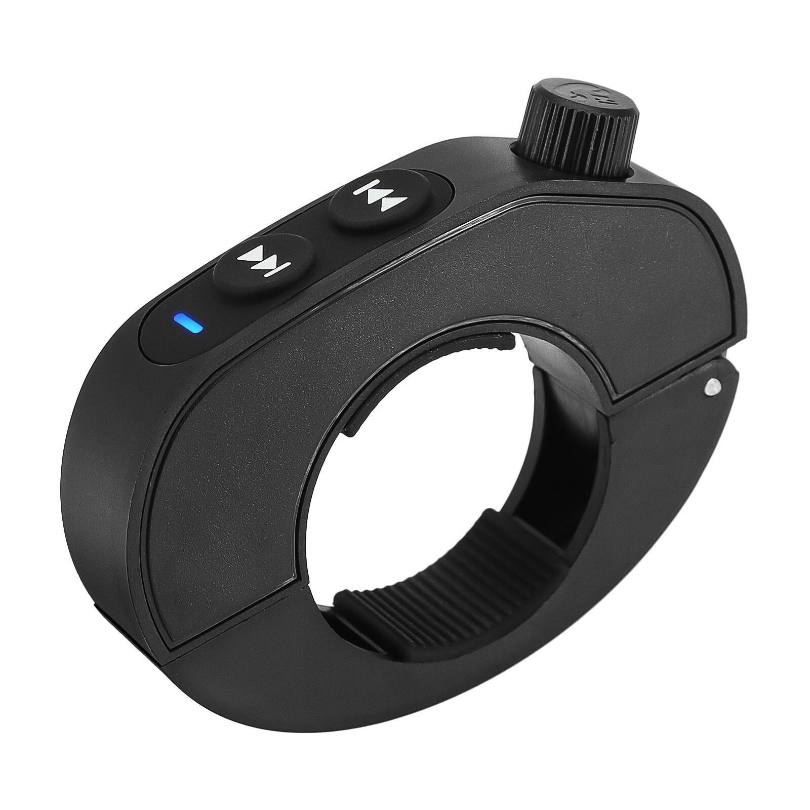 Black Wireless Bluetooth Media Button Remote Controller For Motorcycle Handlebar