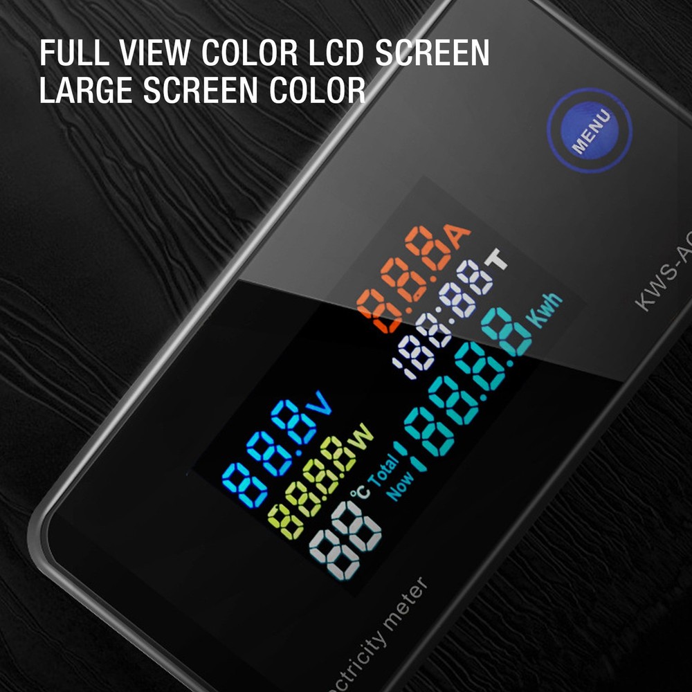 Digital AC Multimeter LCD Display Voltage Current Meter For Industrial Enterpris