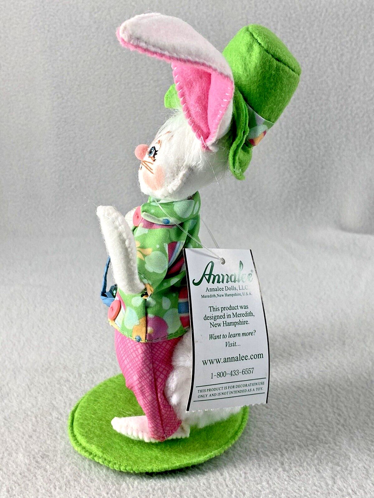 Annalee 2017 Easter Parade Boy Bunny 6" with Basket 201617