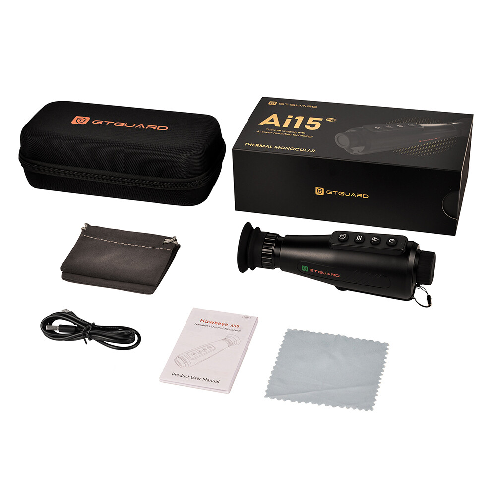 Thermal Imaging Monocular 384 x 288 Ai Resolution,15mm 60Hz Thermal Night Vision