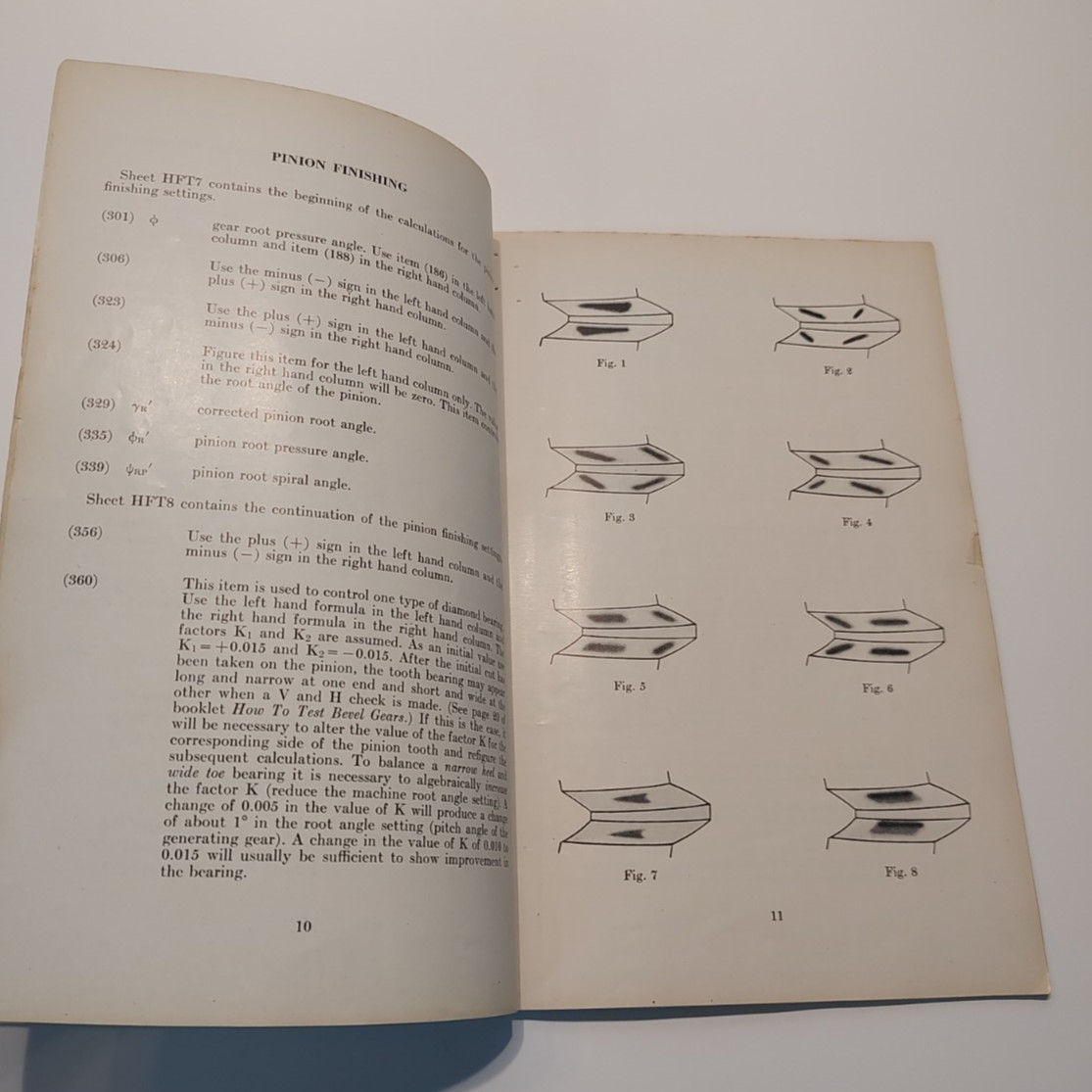 Lot of Gleason Works Handbooks for Bevel and Hypoid Gear Engineering Standards
