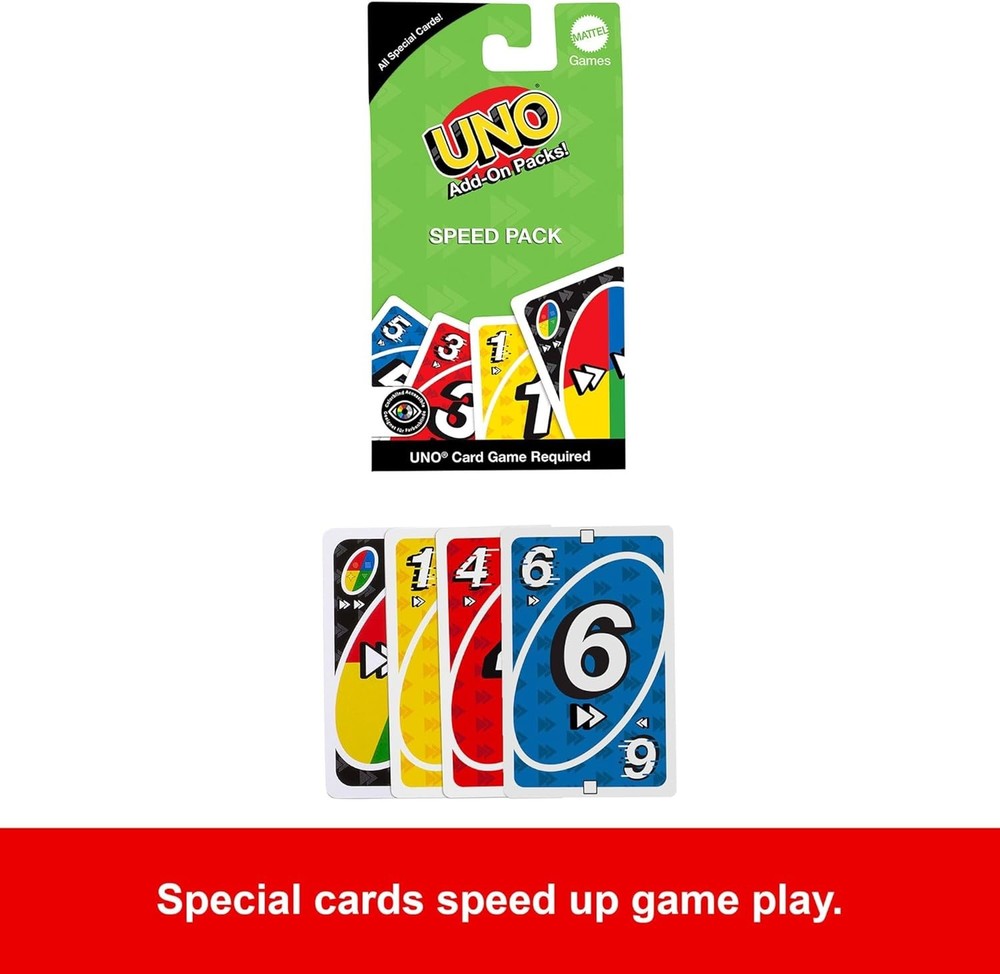 Mattel Uno Add-On Packs! - Speed Pack