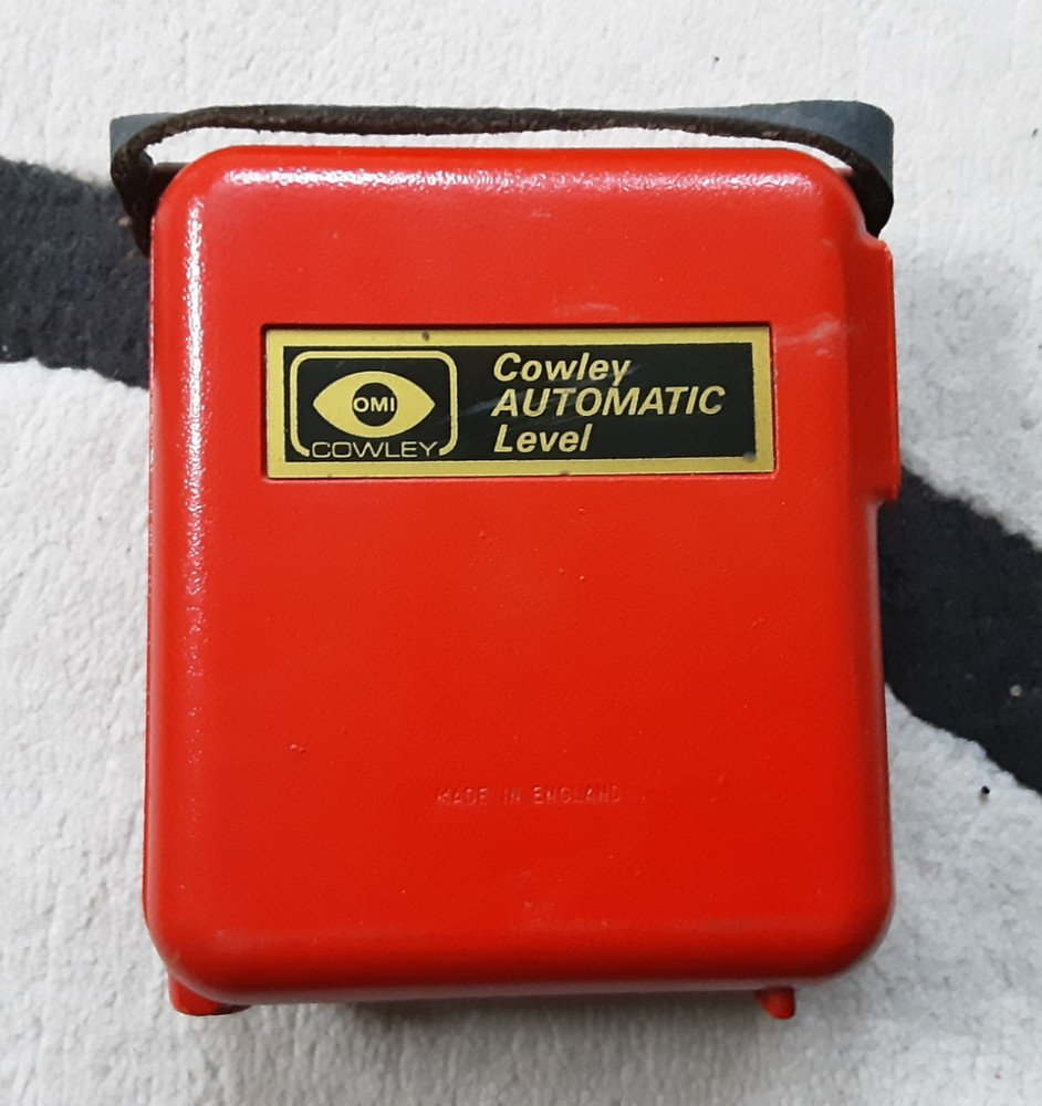 Vintage Cowley Automatic Level With Original Case - Untested