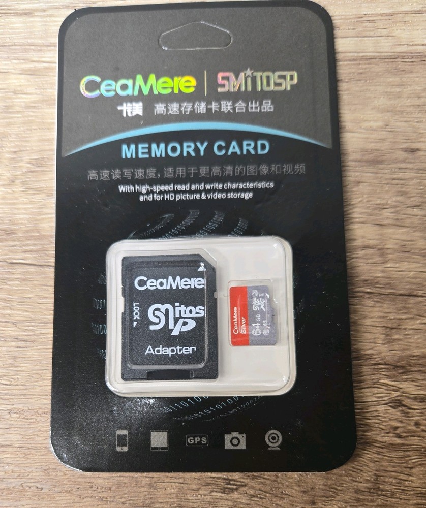 Memory Card Micro SD 64 GB with Adapter