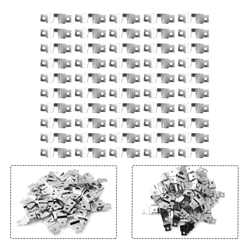 Practical Picture Frame Hanger Replacement Silver 10/50pcs High Quality