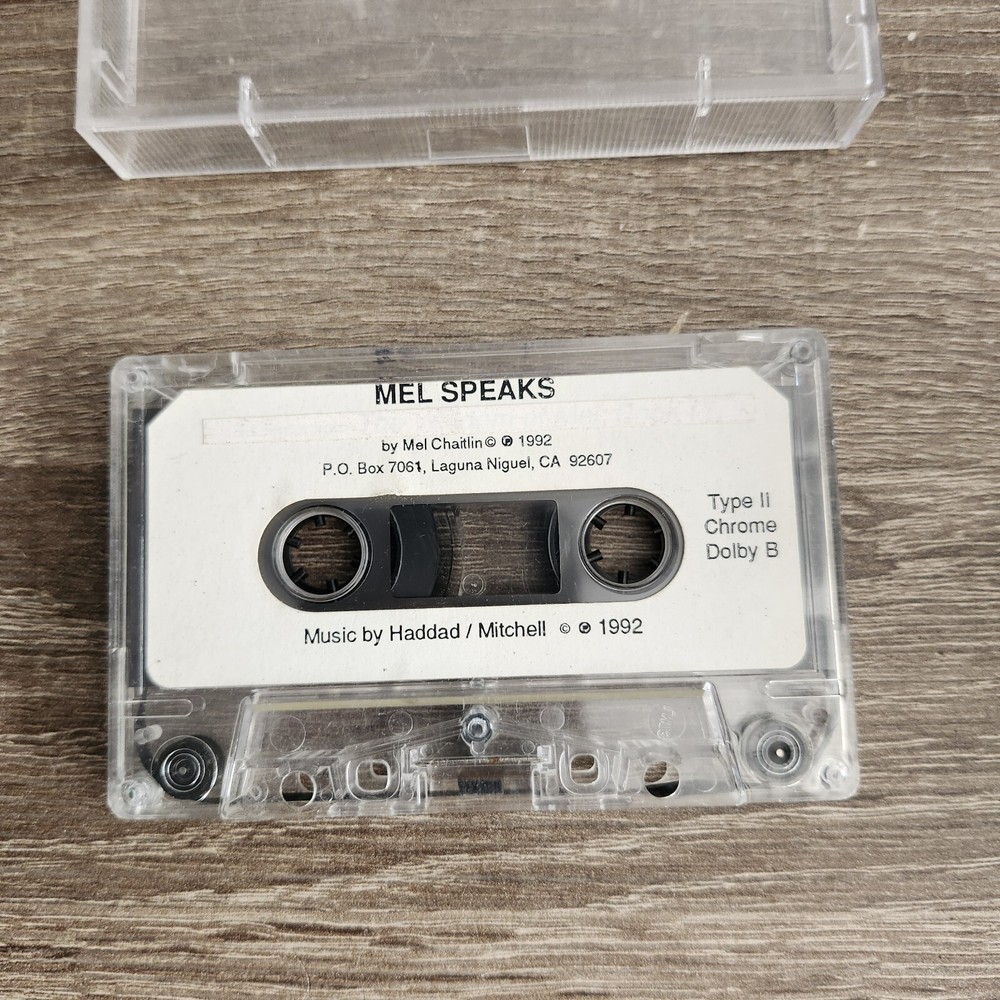 1992 Mel Speaks Cassette - READ