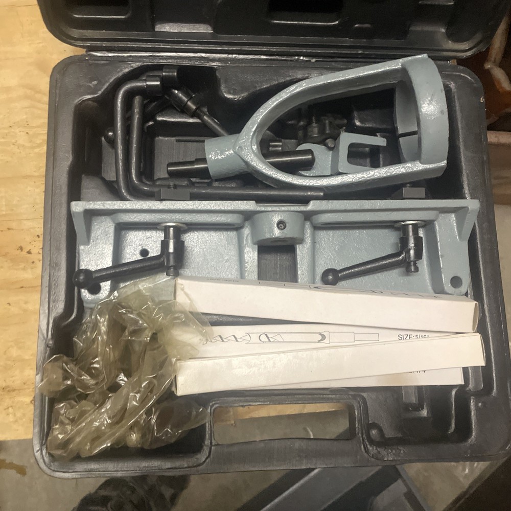 Complete Drill Press Mortising Attachment Set, 4 Model Drills Square Chisel&more