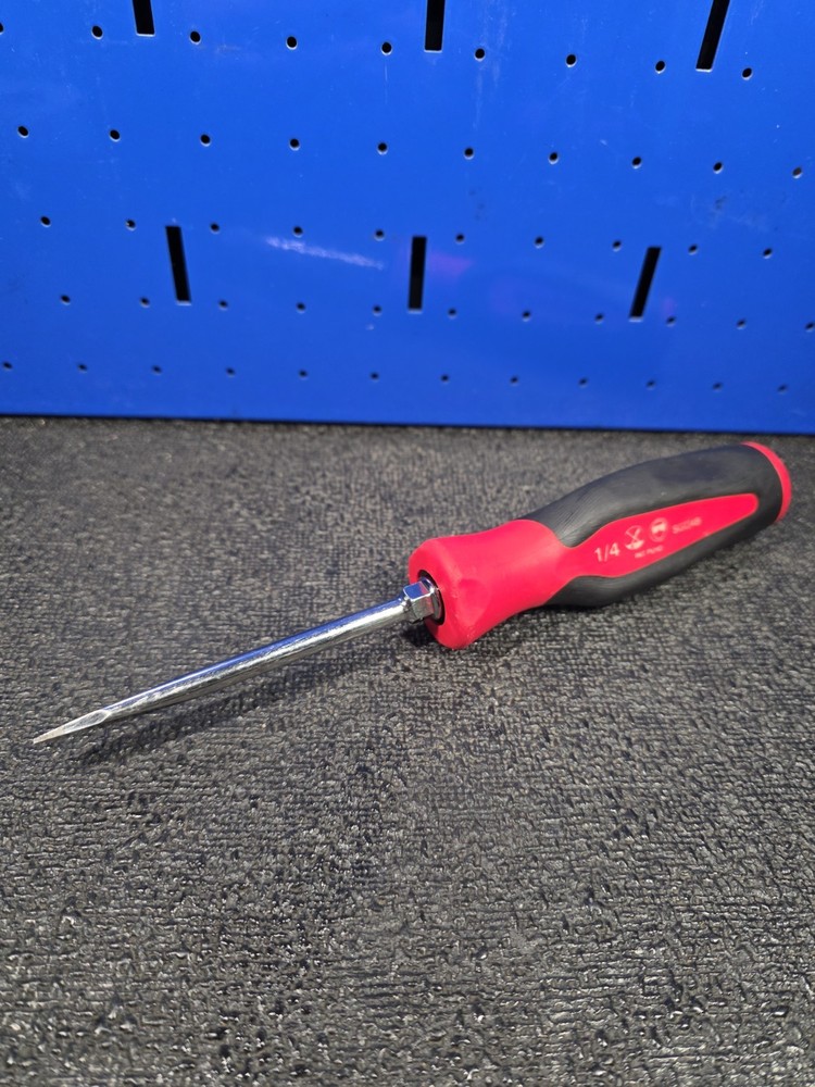 Snap-on Tools SGD4B RED 1/4" Flat Slotted Head Screwdriver Handle