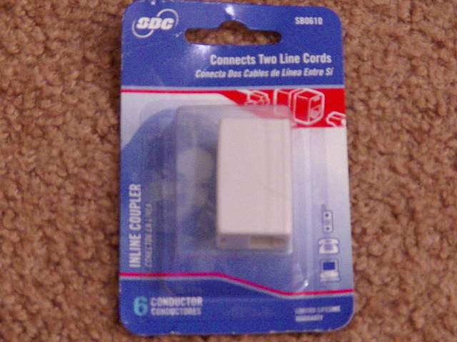 SBC Inline Coupler For Phone Lines SB0610