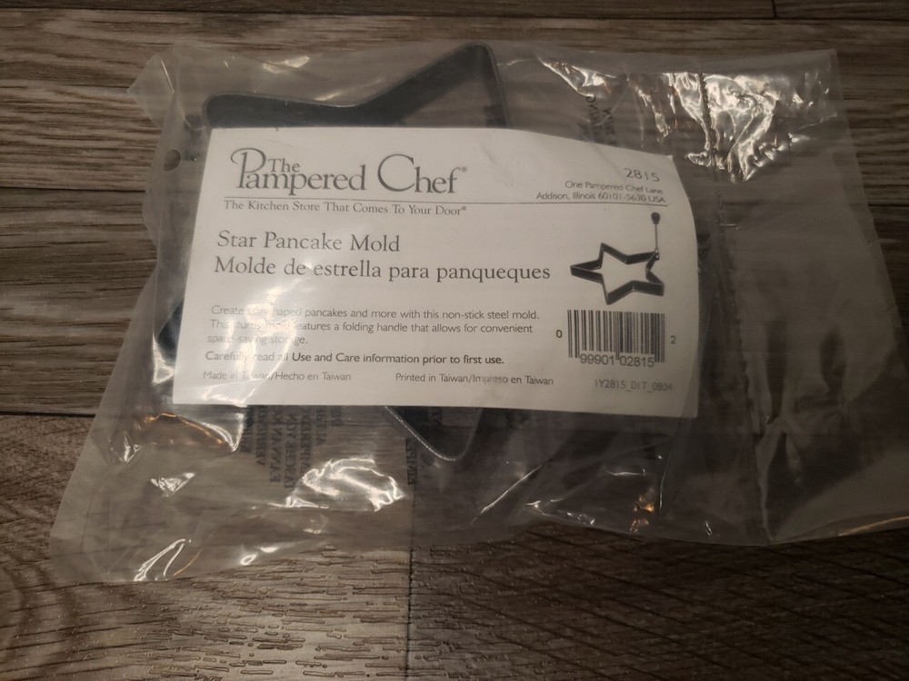Pampered Chef Star Pancake Mold 2815