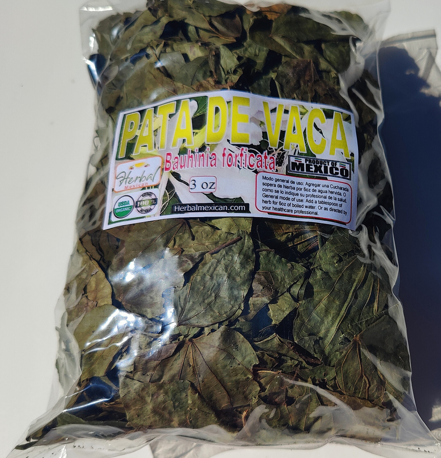 Pata de Vaca - Hojas pata de vaca - cow's foot (Bauhinia forficata)