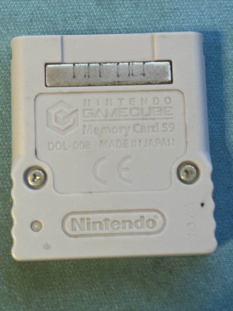 Official Nintendo Gamecube Memory Card DOL-008 59 Block Storage