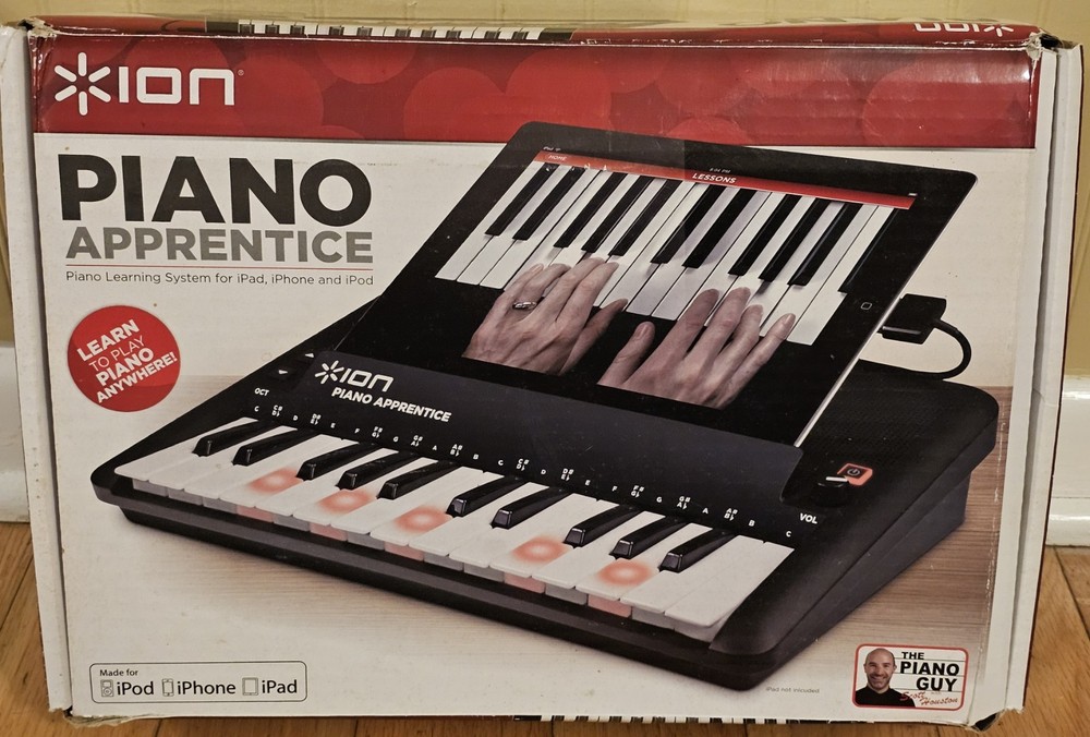 Ion Piano Apprentice Learning System iPad iPod iPhone Learn To Play Complete