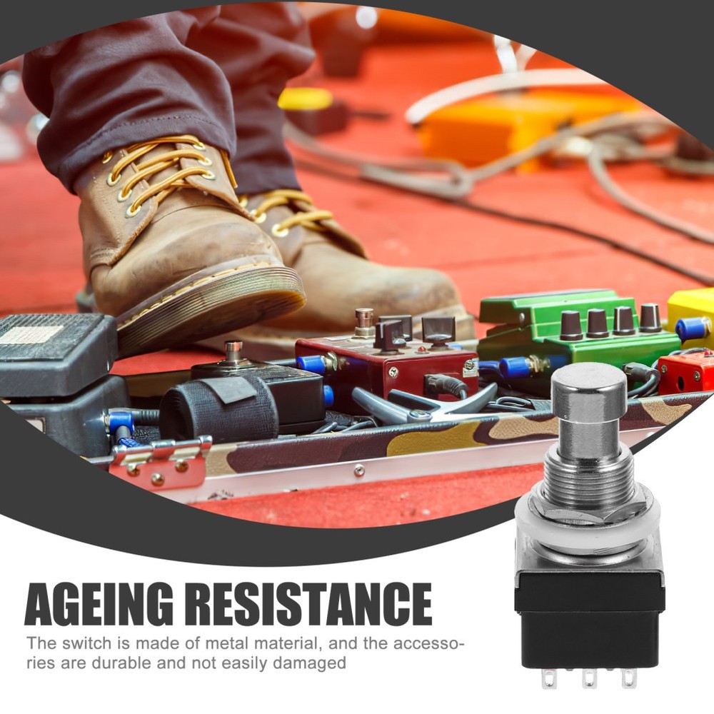 Switch Guitar Pedal Footswitch Button Operated Controller Momentary