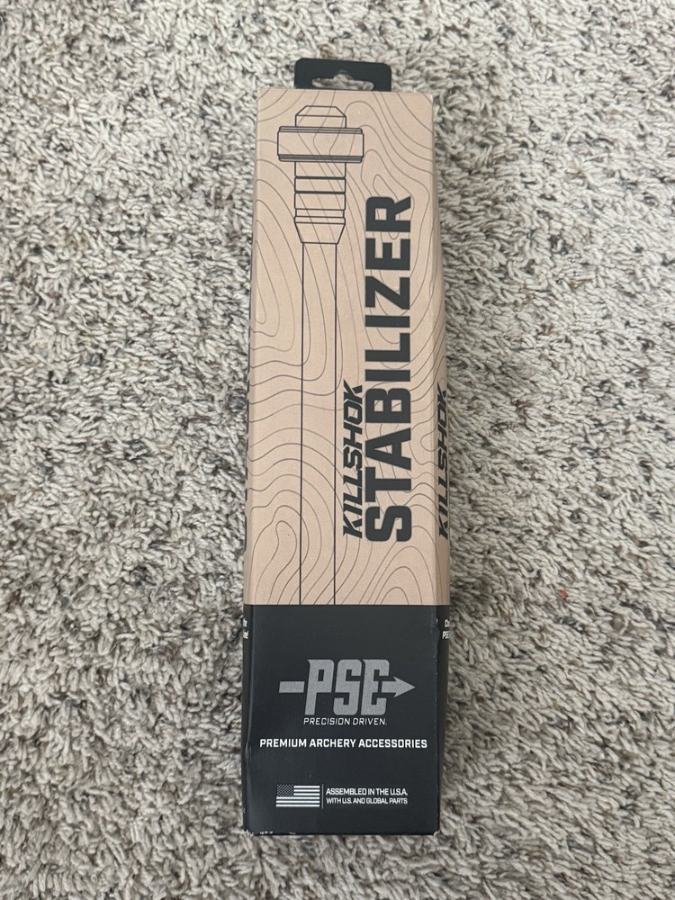 PSE Killshok Archery Stabilizer 6" Charcoal