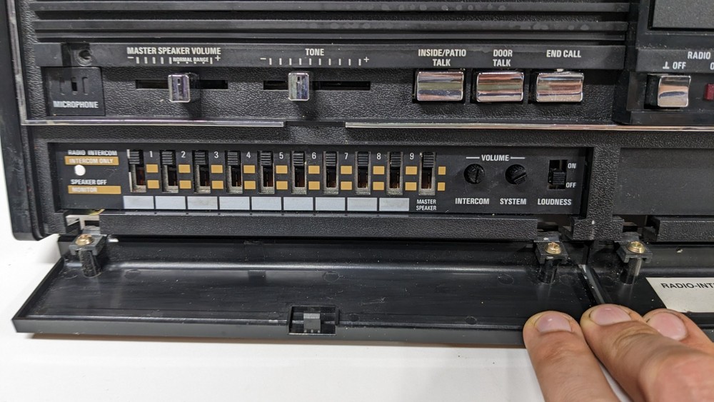 NuTone IMA-4006 Intercom Master Station Woodgrain IM4006 + Bracket - Untested