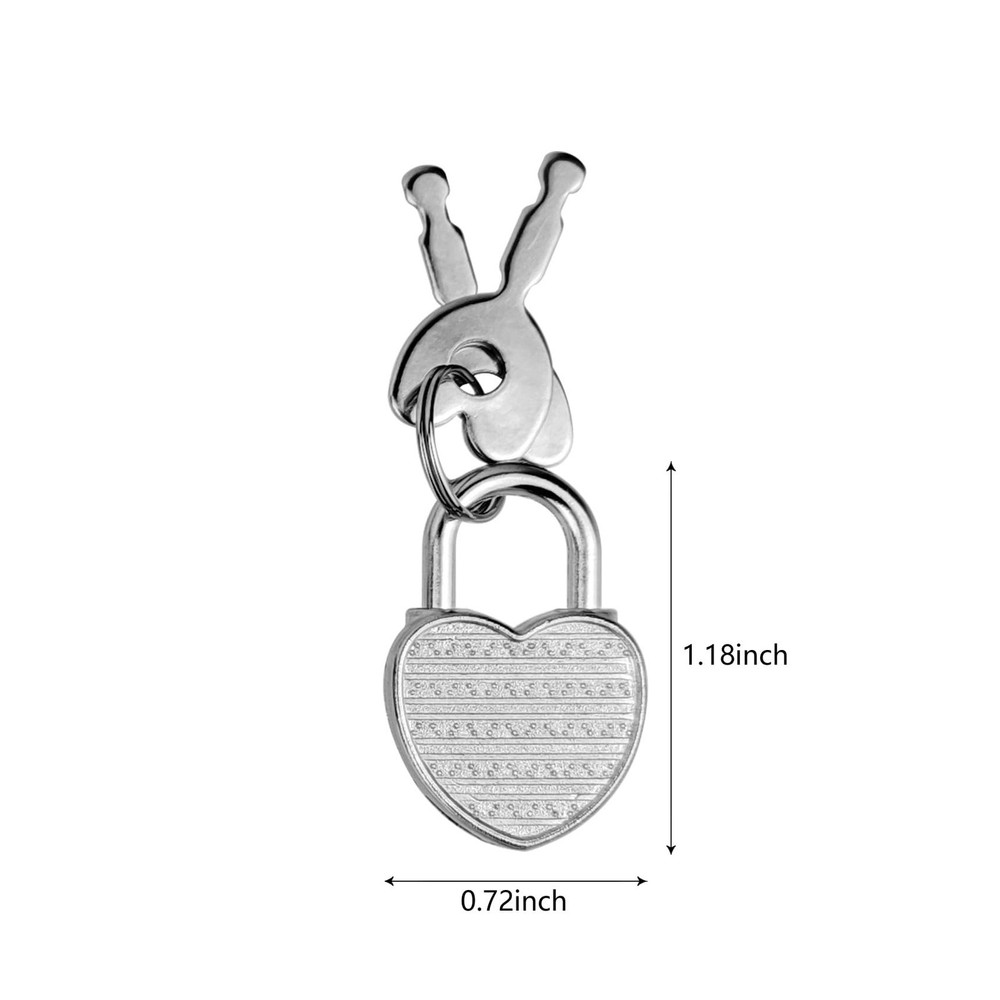 5 Pack Mini Diary Padlock, Small Locks with Keys, Tiny Luggage Locks for Trav...