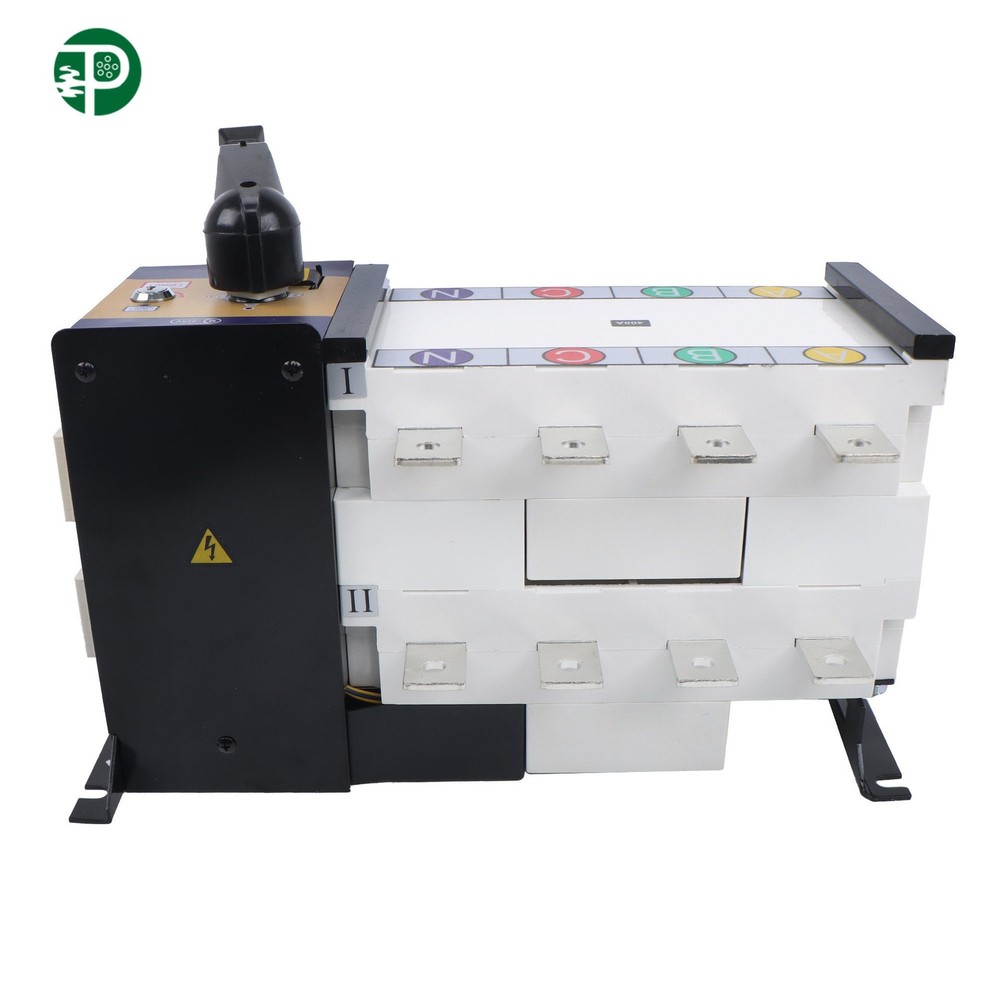 1Pack Industrial Automatic Transfer Switch 400A 4P 110/220V Grid To AC Generator