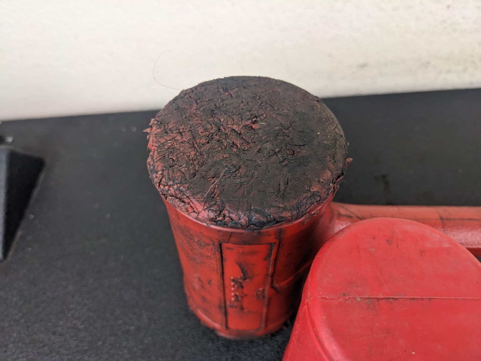 #bn105 Snap-on Tools 5Pc Master HBFE Red Soft Grip Dead Blow Hammer Set