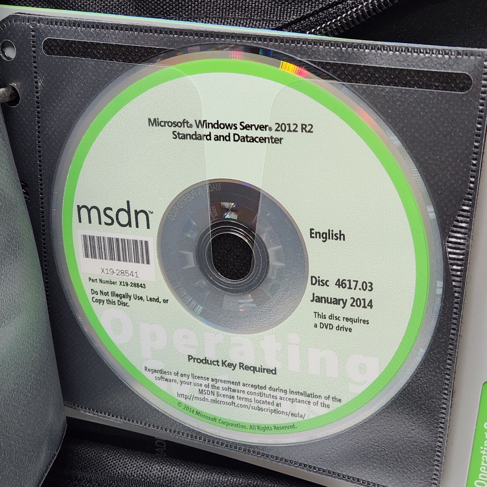 Microsoft Developer Network MSDN Discs Library 2014 to 2014 Lot Of 12 Discs Case