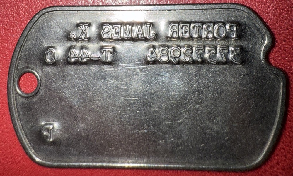 WW2 Minnesota Dog Tag Named To 29th Infantry Division/ 91st Infantry Division (2