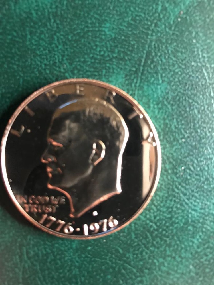 1976 S CLAD TYPE1 PROOF EISENHOWER DOLLAR