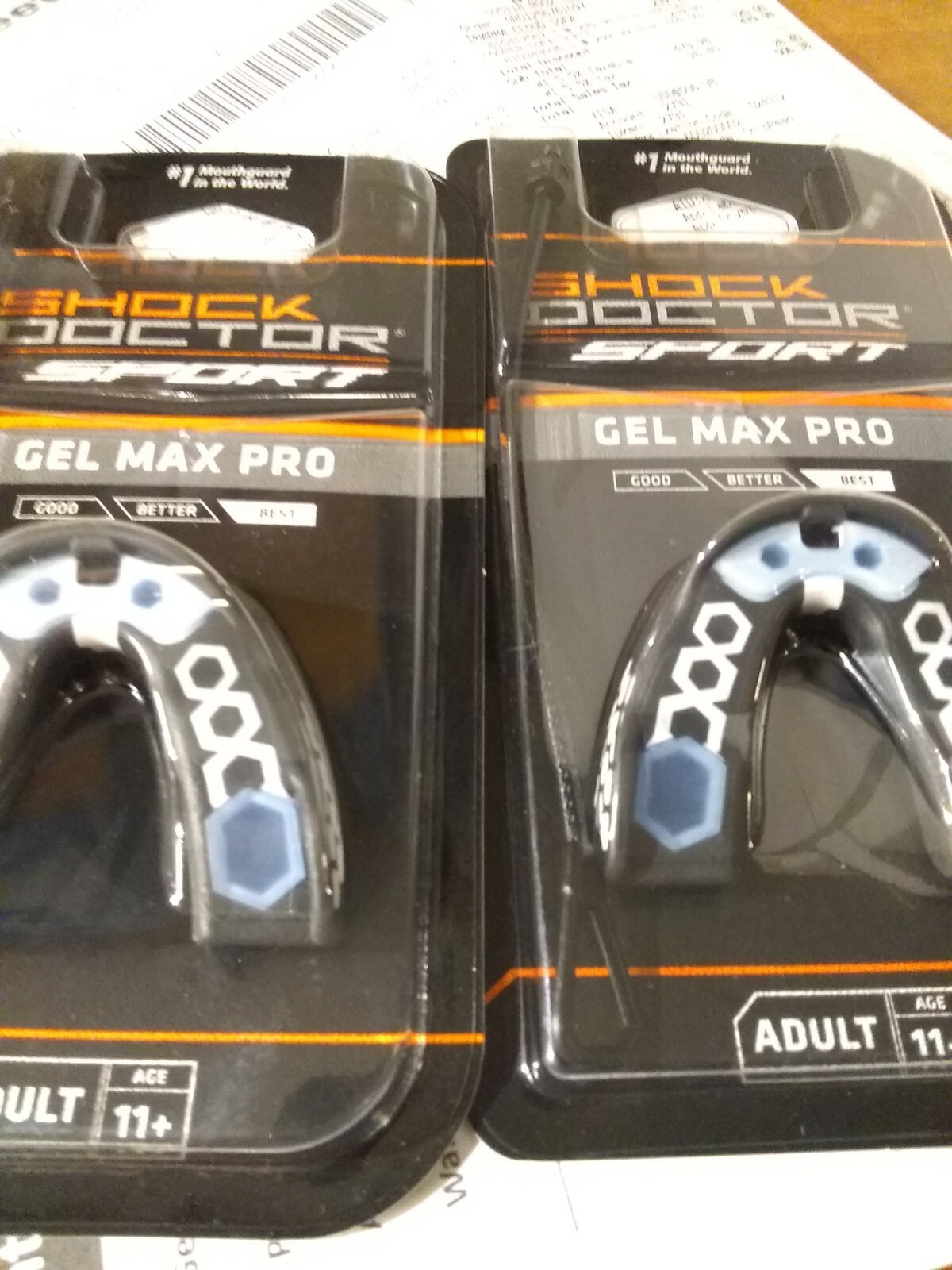 Shock Doctor Sport Gel Max Pro Mouth Guard Pair of 2