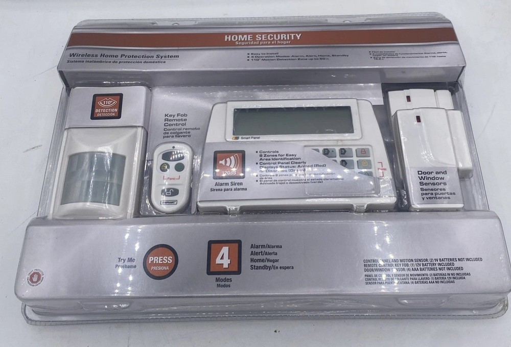 Defiant Wireless Home Security System NO Bluetooth/Internet connection required