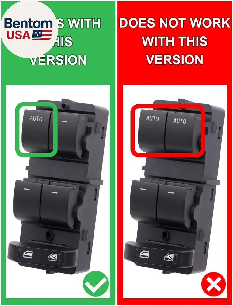 Power Window Switch Control Button Driver Side Compatible with 2008-2012 Ford F2