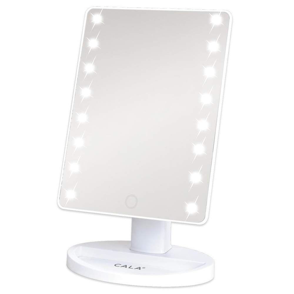 Led vanity white mirror