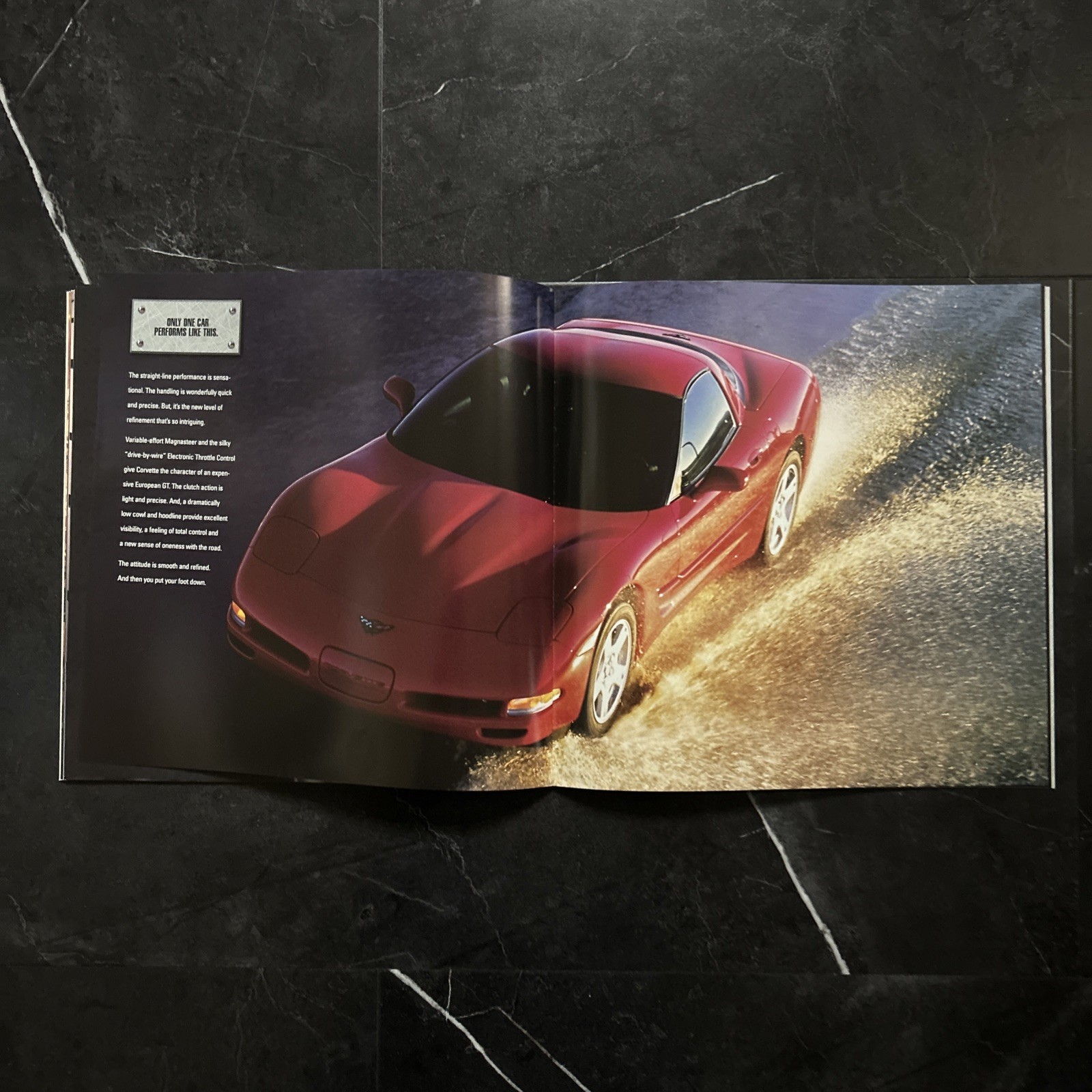 1997 ORIGINAL Chevrolet C5 Corvette Dealer Deluxe Sales Brochure Printed Dec. 96