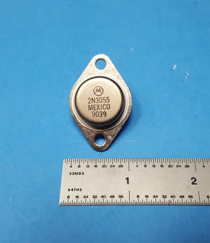 (2 pcs) Transistor, 2N3055, Motorola , Power Bipolar Transistor, NPN, Silicon