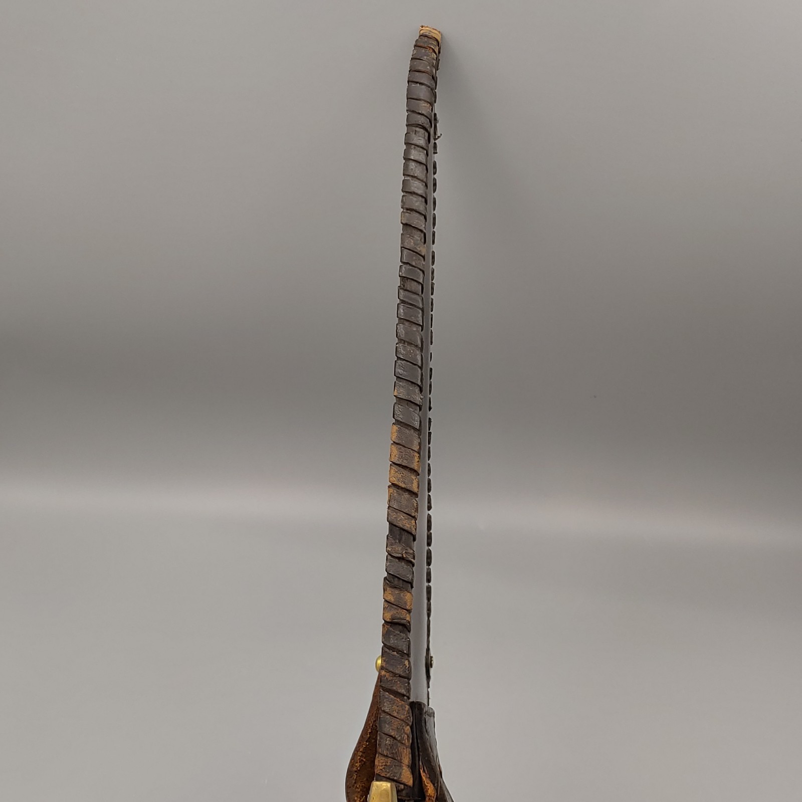 VTG Custom Arkansas Toothpick Knife Dagger w/ Sheath 19" walnut/brass handle 12"