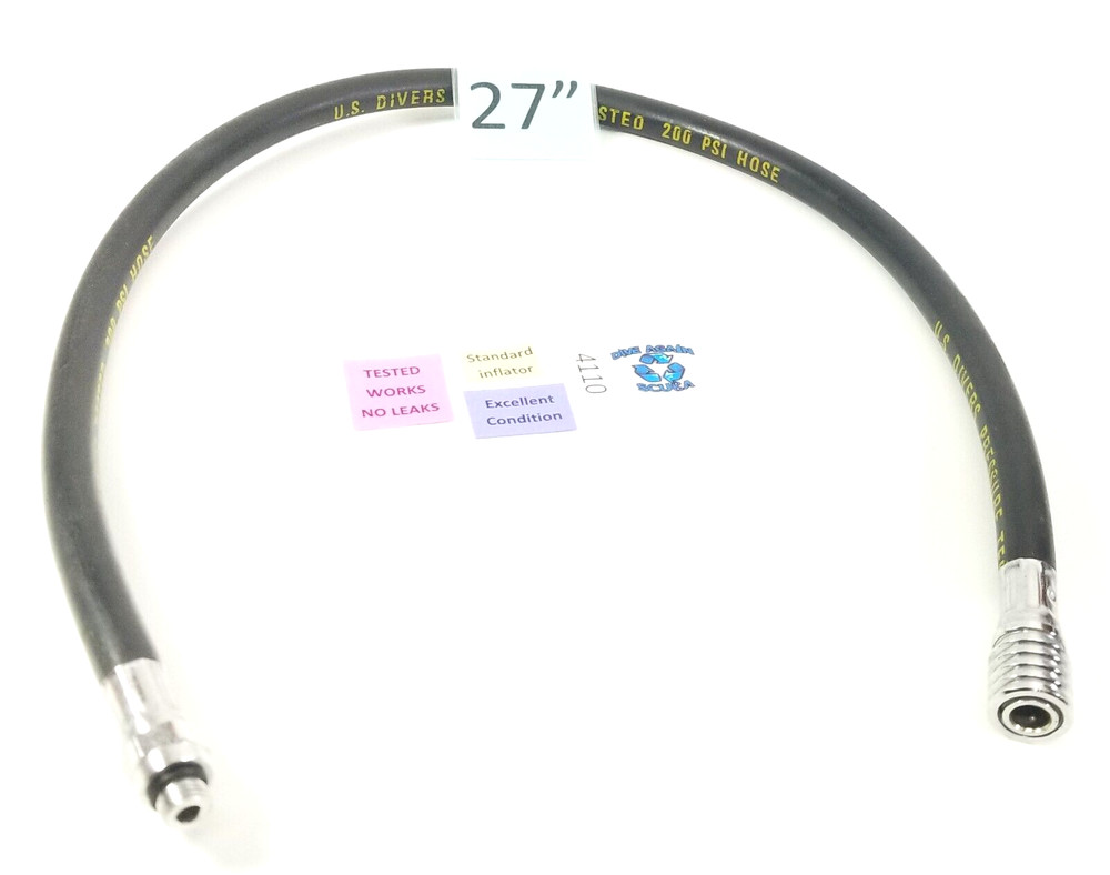 US Divers Standard BCD BC Power Inflator Hose 27" Scuba Dive