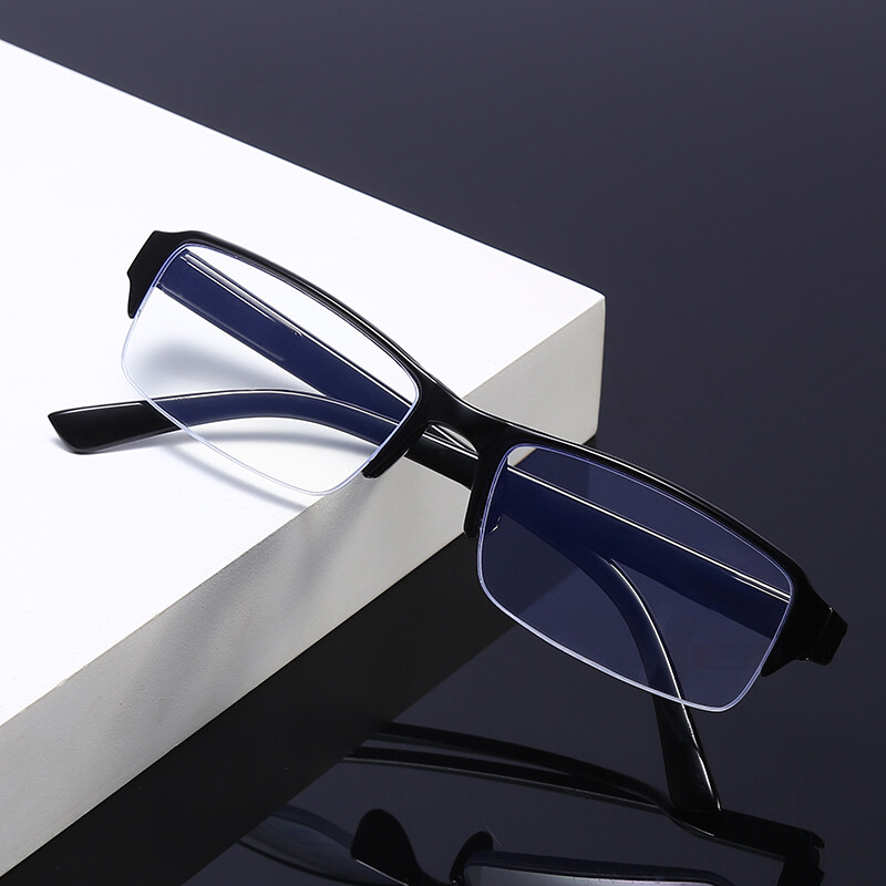 11 Pack Mens Half Frame Blue Light Blocking Reading Glasses Spring Hinge Readers