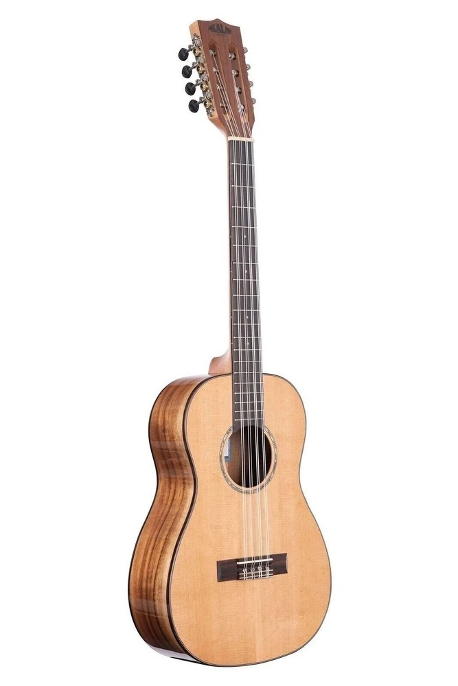 Kala KA-SCAC-B8 Solid Cedar Top Acacia, 8-String Ukulele, Baritone, Natural
