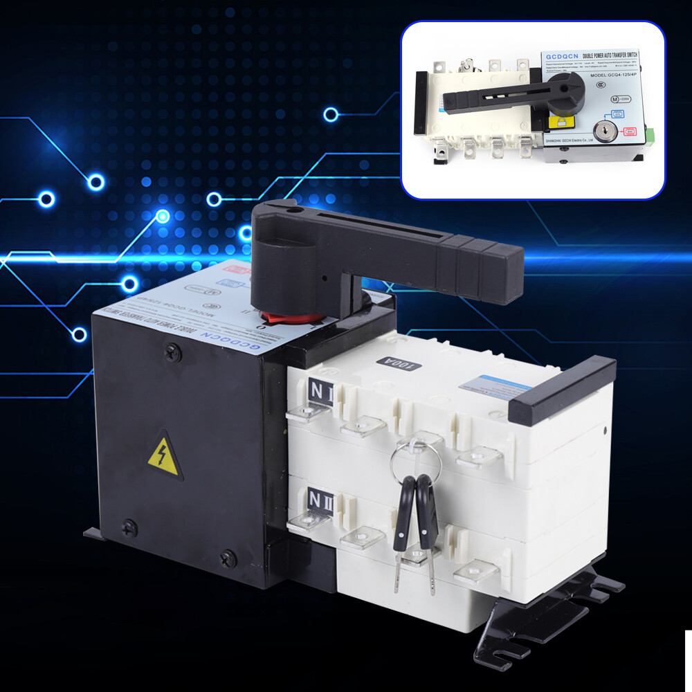 Dual Power Automatic Transfer Switch Isolation Type Generator Converter 100A/4P