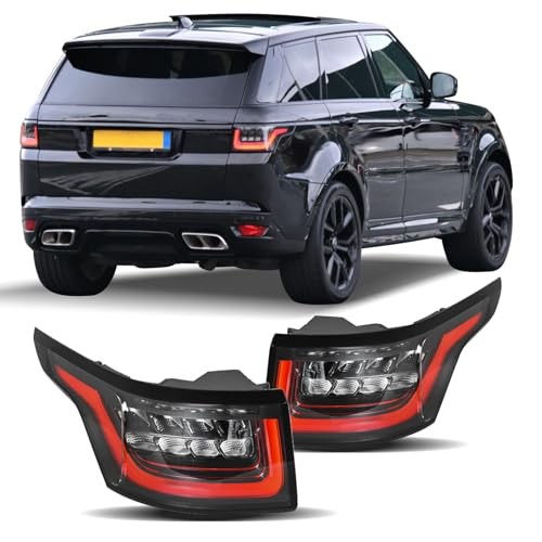 Driver and Passenger Side Tail Lights Assembly Replacement for Range Rover