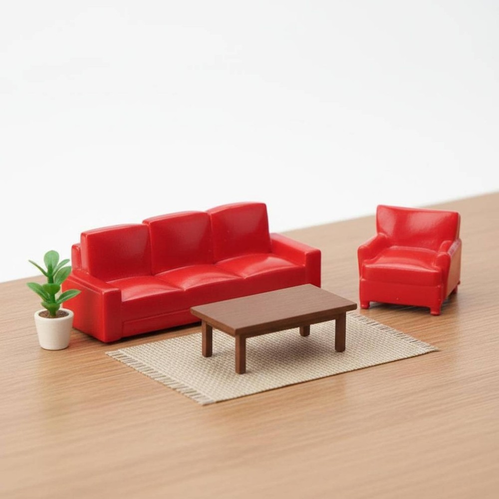 1:64 Scale Sofa Set DIY Accessory 1:64 Scale Sofa Photography Props