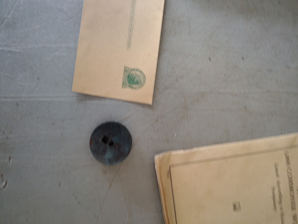 ANTIQUE STENOTYPE TYPING MACHINE WITH CASE BOOK COR