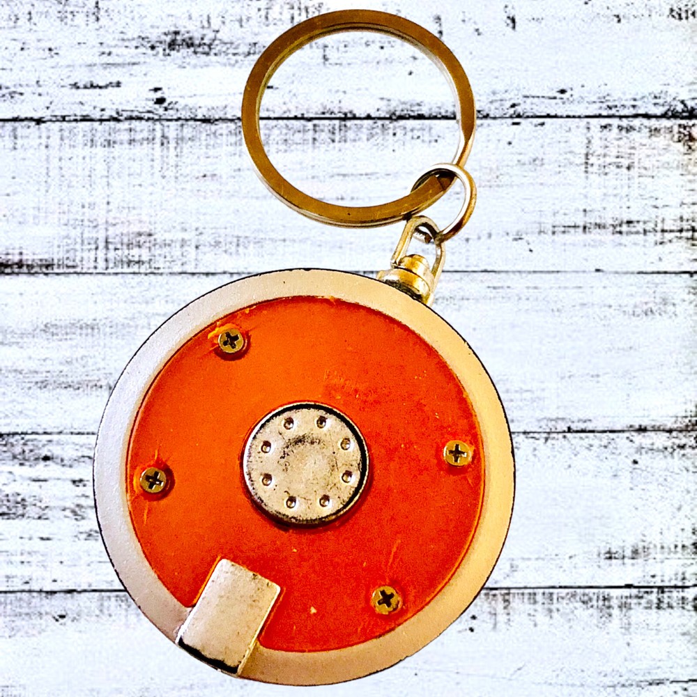 Apple Computer Logo Keychain & Mini LED Flashlight used