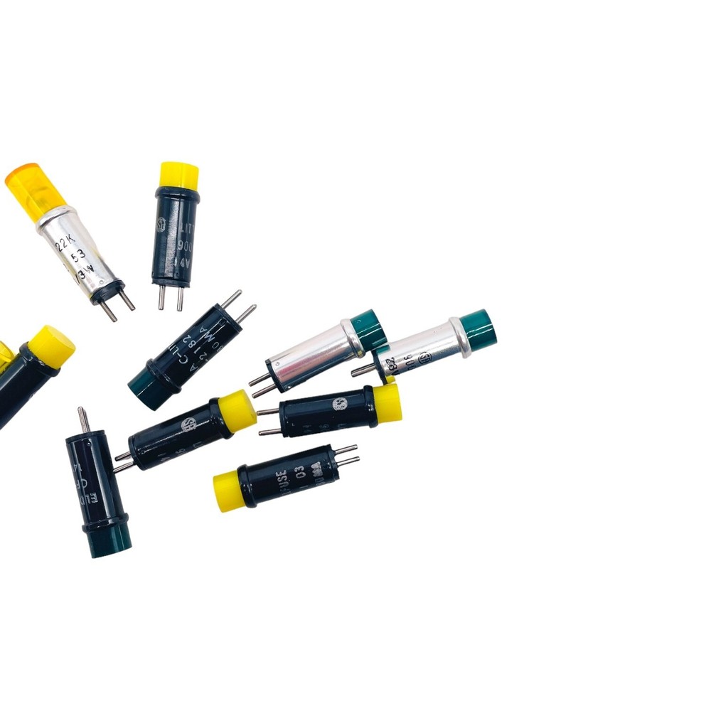 12 pcs Assorted Indicator Cartridge Light Lamps, Eldema and Littelfuse
