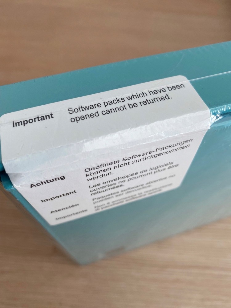 Simatic Step 7 Basic V21 6ES7822-0AA25-0YA5 Sealed Original Box