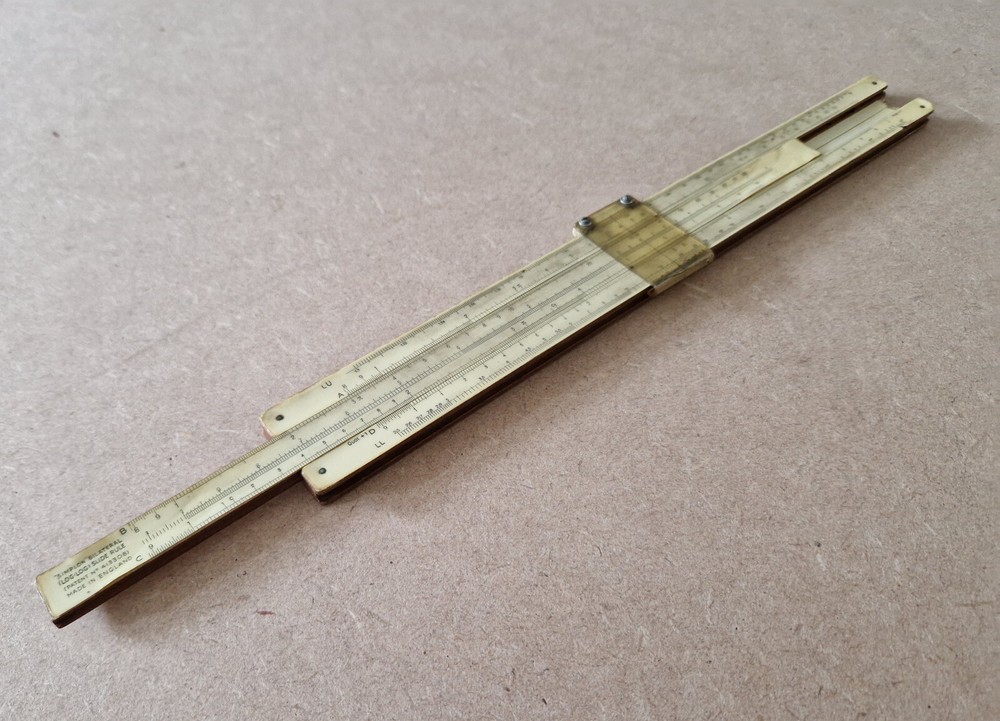Vintage Simplon Bilateral 413308 Engineering Slide Rule