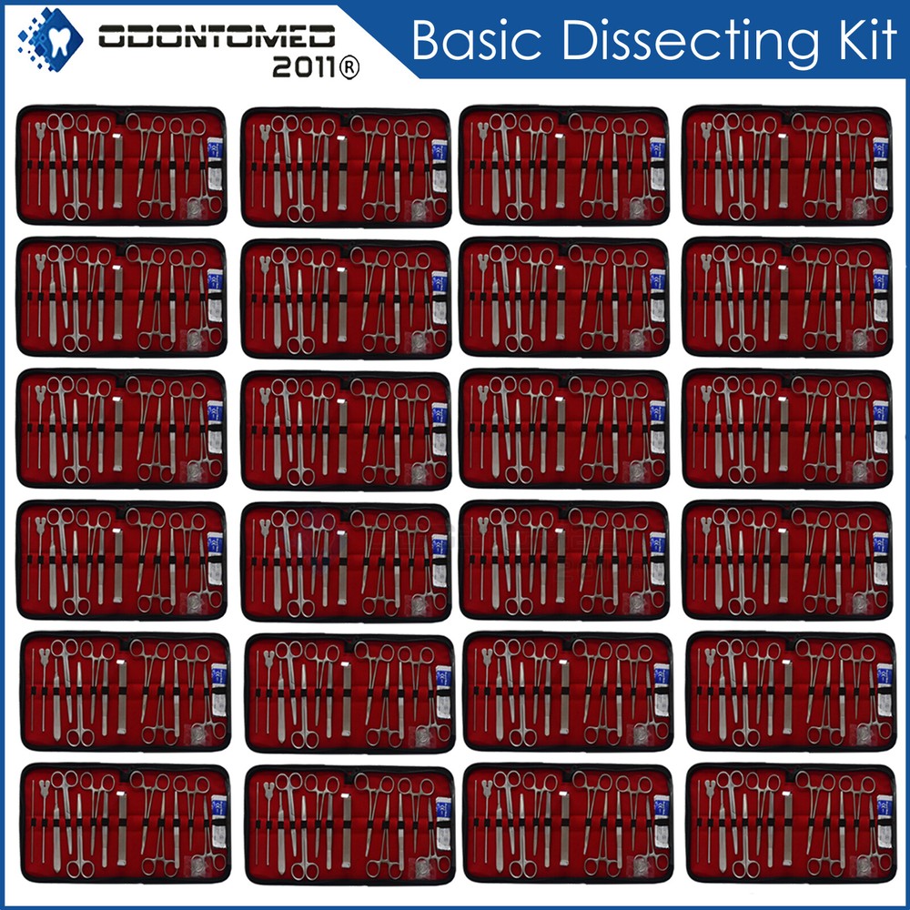 30 Kits of Basic Dissecting Set Veterinary, Surgical, Instruments