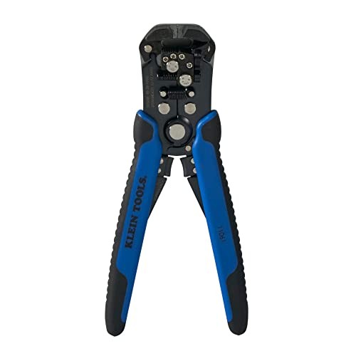 Klein Tools 80013 Wire Stripper / Ratcheting Crimper, Electrical Red, Black