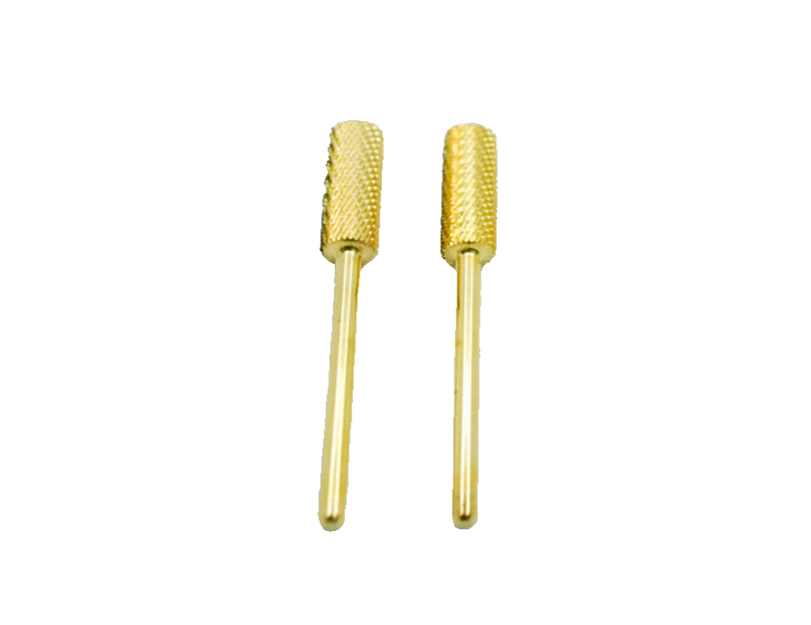 Startool Acrylic Nail Drill 3/32" STF Fine (Small Head) Gold *( 2 Pieces )