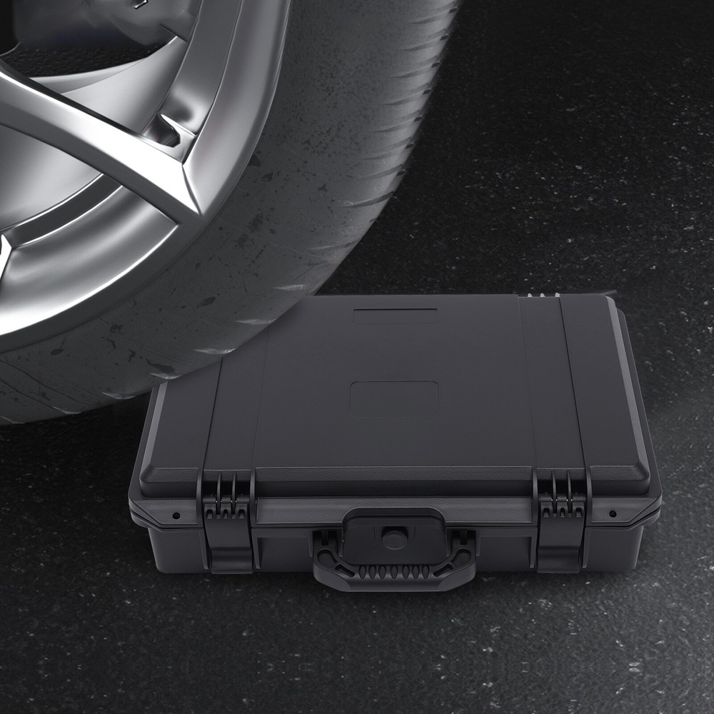 Waterproof Plastic Suitcase Display Storage Case 15 Slots Watch Storage Box Case